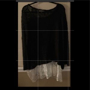 Umgee beautiful crochet sweater top